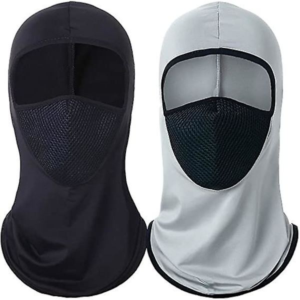 Moottoripyörä Balaclava, Talvi Moottoripyörä Balaclava, 2 Osainen Balaclava Suksi, Balaclava Balaclava Hattu, Tuulenpitävä, Kylmänkestävä, Varjo, Tour Camping Hiki