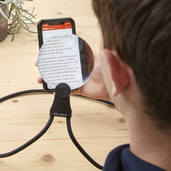 3 i 1 Förstoringsglas Halsförstorare Handsfree Förstoringsglas Stativ