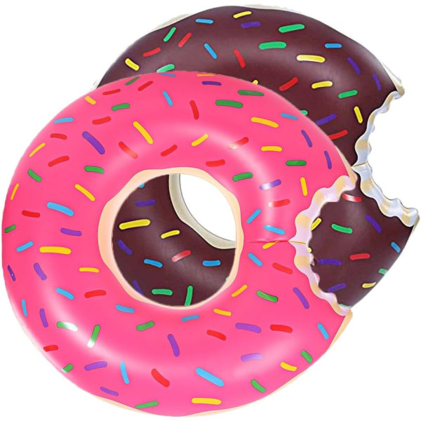 1 st Donut Pool Float för Barn Donut Float Leksak Donut Pool Float