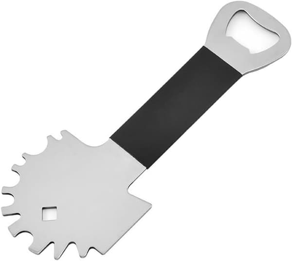 Børstefri Metall Grill- og Stekeplate Skrape - Sølvfarget