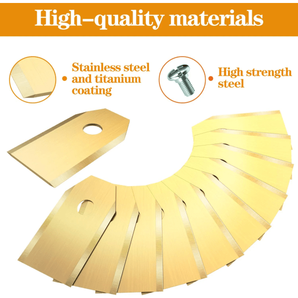 30 x Titanium Replacement Blades for all Husqvarna/Gardena/Yard