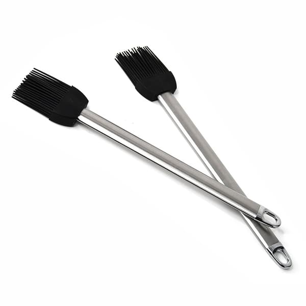 2 stk. sorte grillbørster, køkkenudstyr, grill