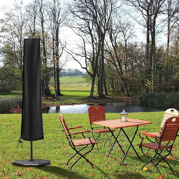 Haveparasolbetræk (190 x 30 x 50 cm) til Stor Terrasseparasol Vandtæt 2m4 Diameter, 420D Oxford til 9-11ft Parasol