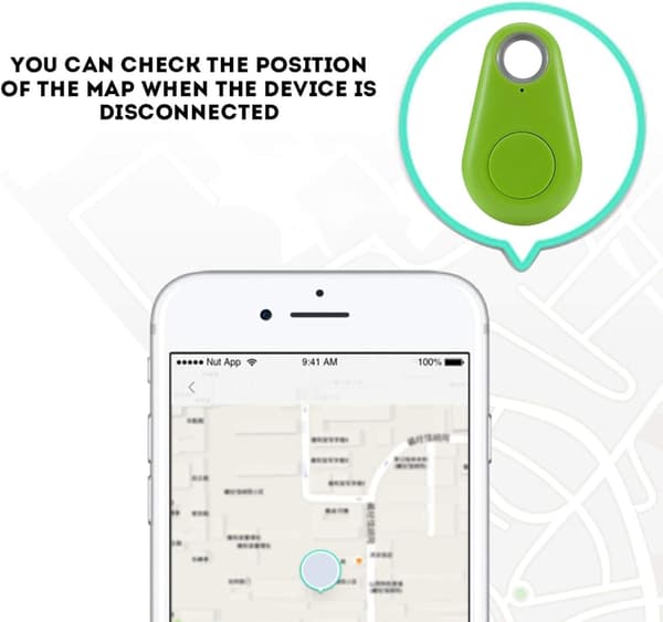 Anti-Lost Smart Finder Mini Bluetooth Tracker Plånbok Väska Nyckel