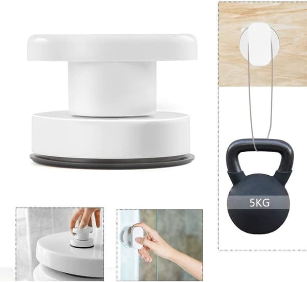 4 st Sugkopps Handtag Glas Sugkopp Låda Skåp