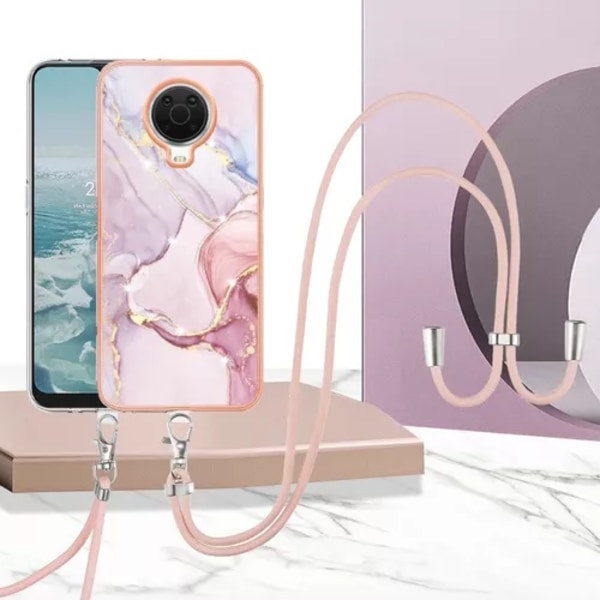Nokia G20/G10 TPU-kotelo marmorikuvioilla