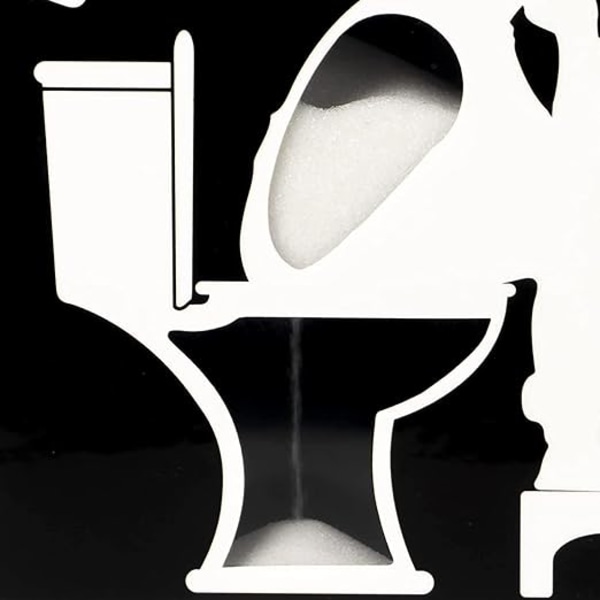 5 Minutters Toilet Sandur, Sandur med Sjove Tryk