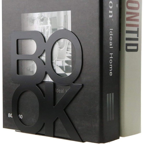 2st metall bokstöd Bokstäver Design Enkel bokstöd bok