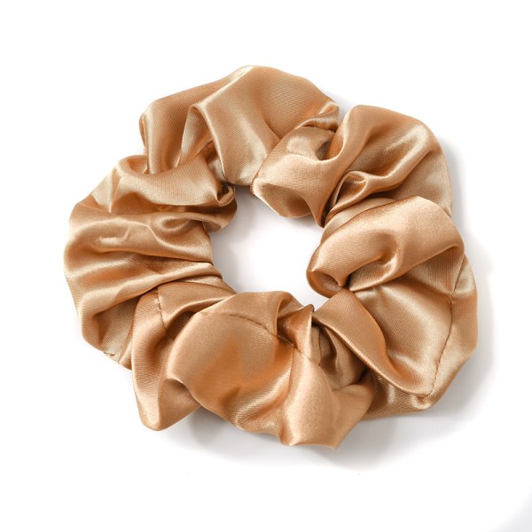 Sæt med 6 bløde satin scrunchies til forskellige hårfarver