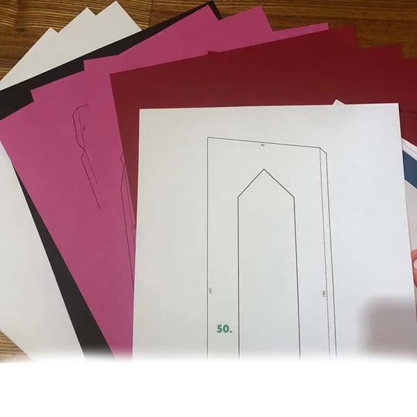 1 stk Håndlaget DIY 3D Papirmodell Neshornhode Forhåndskuttet