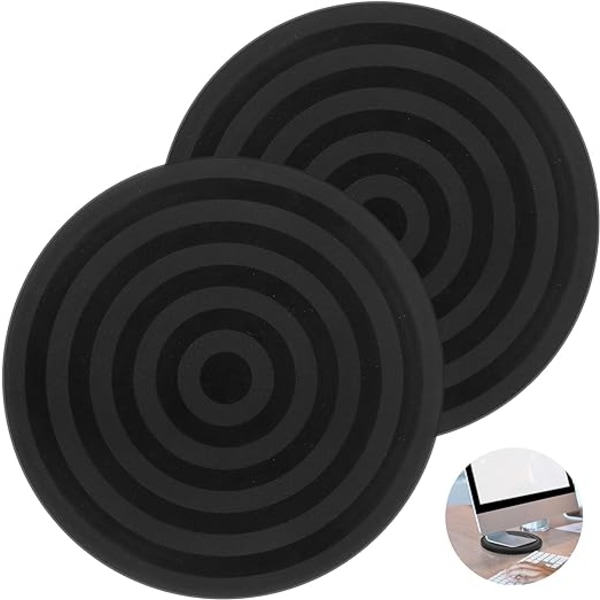 2 x 20 cm universaali pyörivä alusta 360° tuki 20 kg liukumaton teräs