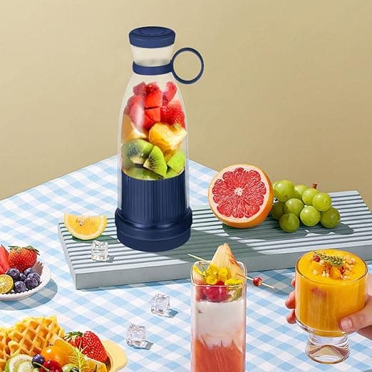 350ml bærbar blender, USB opladbar, mini blender til frisk