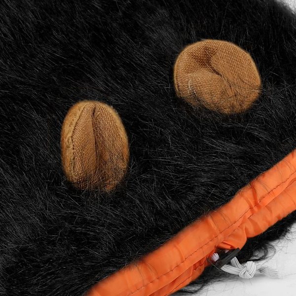 Løvemanke-Parukk, Justerbar Kjæledyrkostyme med Ører for Hund, Hodeplagg