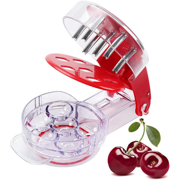 1 stycke (röd) Multi Cherry Stoner, Cherry Pitter, Professionell