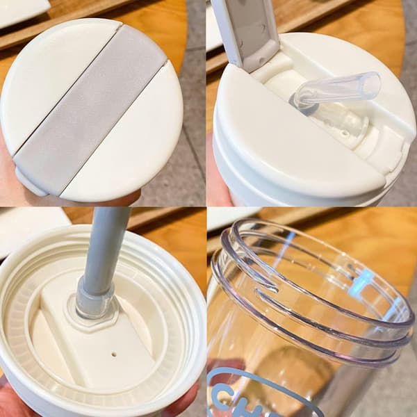 2 st Flaskor, Sportvattenkopp, Bärbar Plastkopp, Mini Handkopp