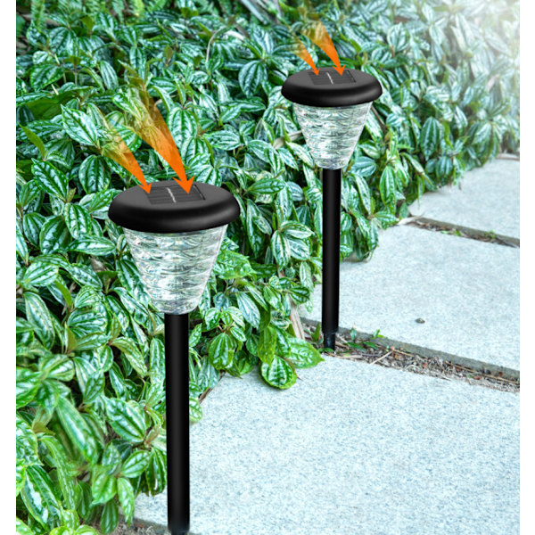 Solcellslampa 4-pack Solcellslampor Solenergi Utomhus Landskap