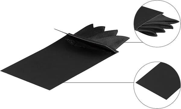 Männs Förvikta Fickdukar på Kort Solid Trianglar Kostym