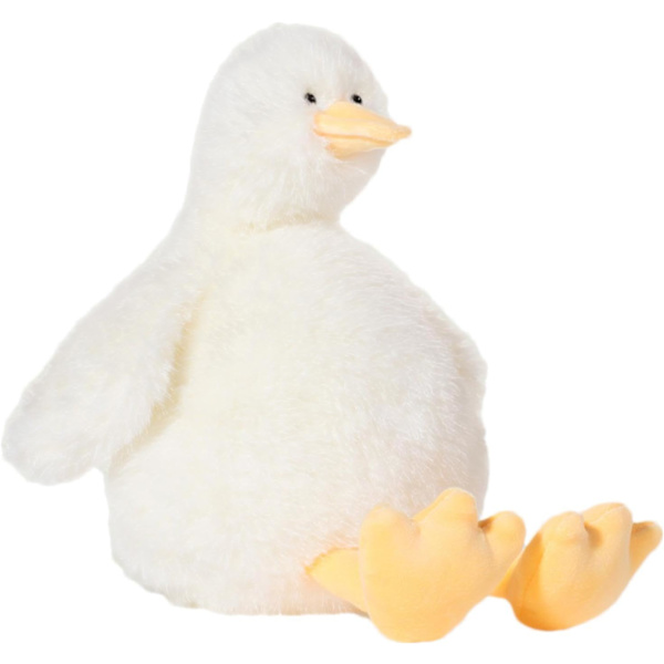 Plushdjur Anka, Gosig Plyschleksak, Mjuk Sovkamrat, Leksaksanka, Söt Kudde för Soffa, Säng