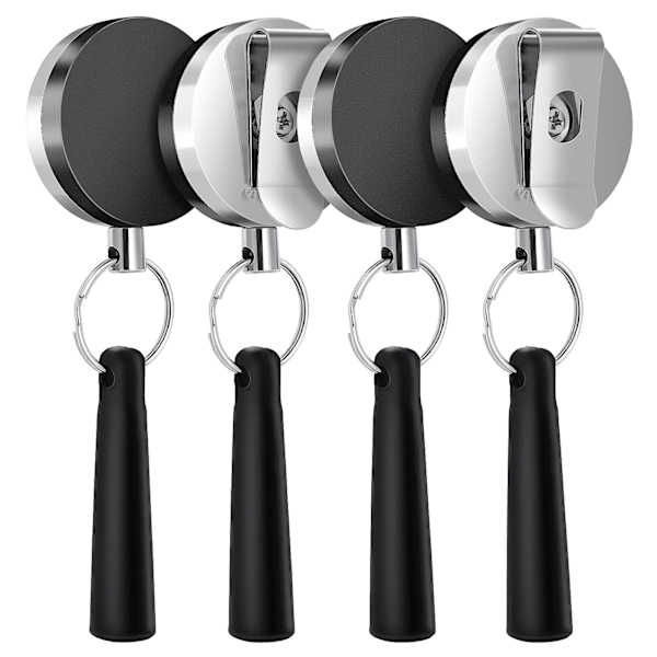 4-delt robust tilbage trækbar blyant holder