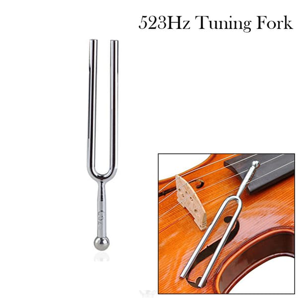 Rund stemmegaffel C-tone egnet for ulike orkesterinstrumenter