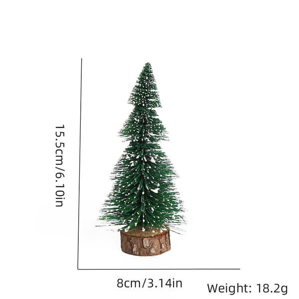Sne-beklædt juletræ julepynt simulation