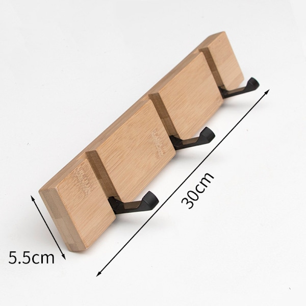 Foldbar kleskrok, solid tre dørkrok, kleskrok, håndkle
