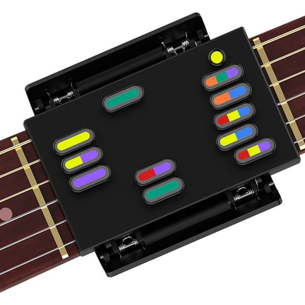 Gitarr-ackordstödsinlärningsverktyg Gitarrövning gitarr