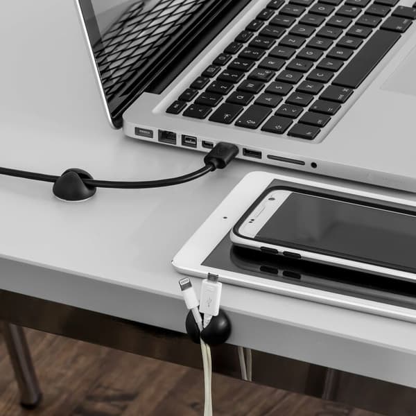10x Kabelbindere Kabelholder Kabelhåndtering Kabelmontering Kabel O