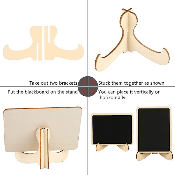 Mini Display Board, Chalk Board, Heminredning Dekoration (20 stycken)