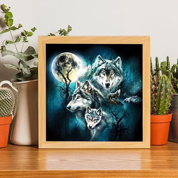 DIY 5D Diamantkunst Full Diamant Rhinestone Dekorasjon 30cm*30cm,