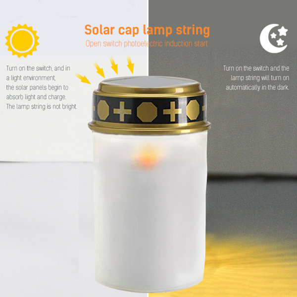 2 st Solar LED Markgravbelysning för Utomhus, Jordspets, Rökfri
