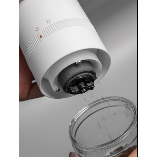 1 x Svart Bärbar Elektrisk Kaffekvarn USB Laddningsbar