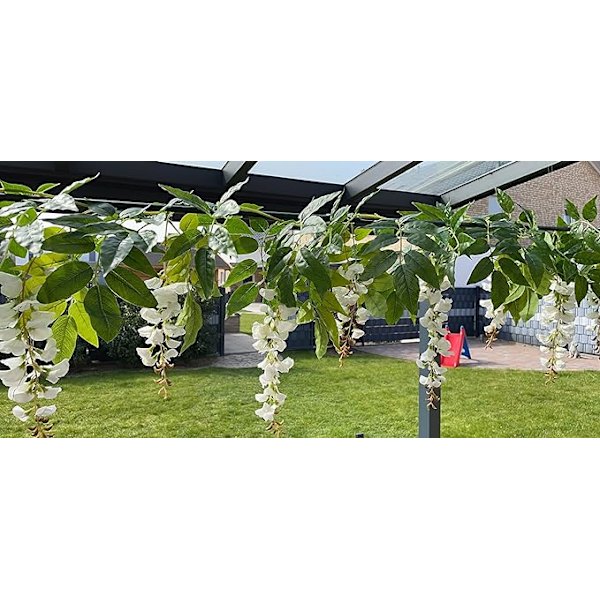 Konstgjord Silke Wisteria Hängande Girlang Konstgjorda Växter för