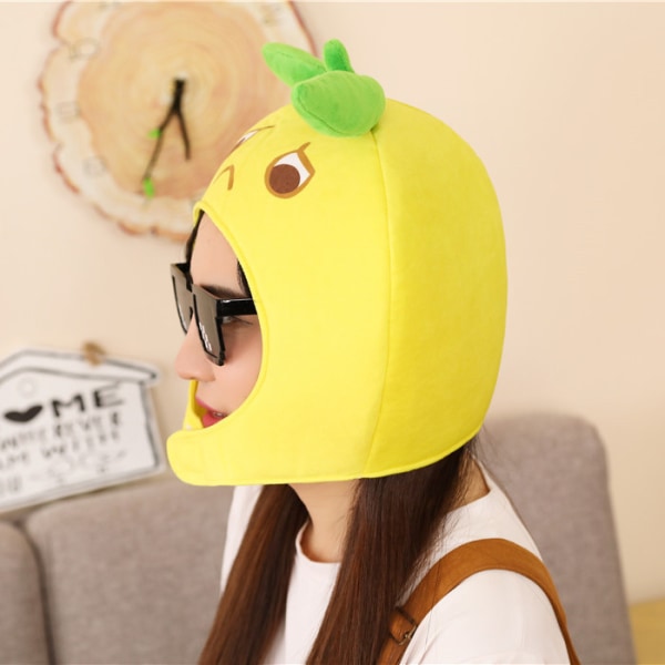 1 gult citron pannband, frukt hatt, ny headwear cosplay