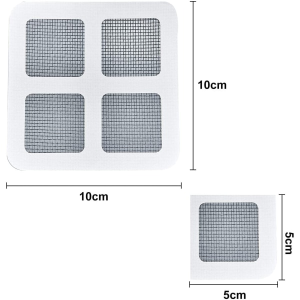9 stk. vindue myggeskærmsreparationsplaster, myggesikker myggeskærm