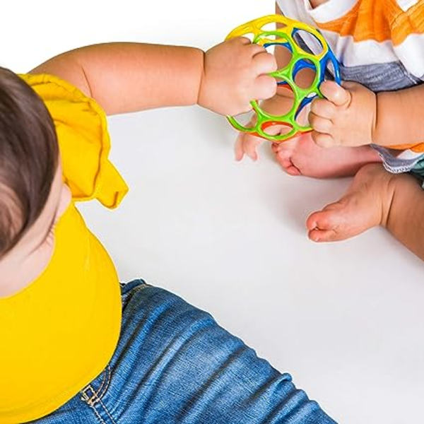 Bright Starts, Flexibel och Lätt att Hantera Boll, Sensorisk