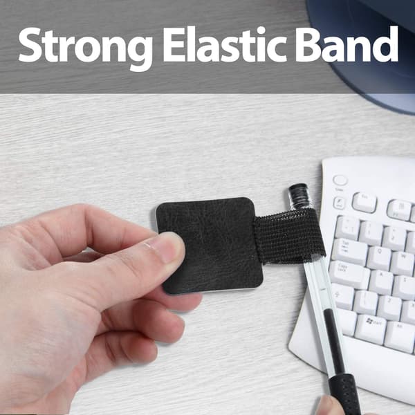 24 Pak Selvklæbende Blyantsholdere, Elastisk Design til