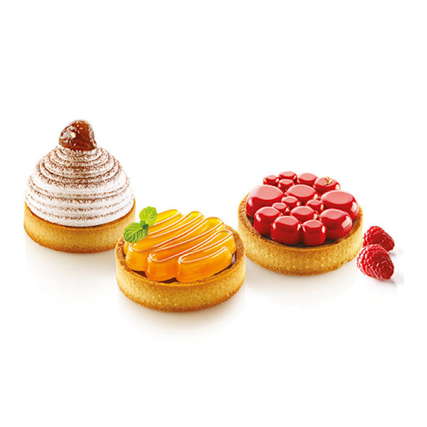 2 kpl pyöreät mousse-renkaat, pyöreä tartti-muotti, mousse-rengas