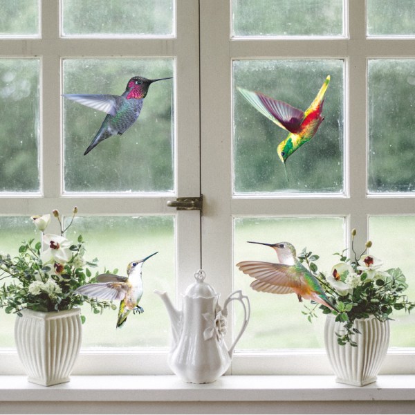 Sæt med 2 9 fugle stor størrelse kolibri vindue kolibri