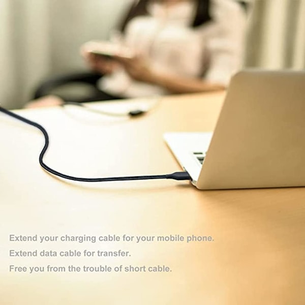 USB-portforlenger Hub Data Lader Strømledning USB 2.0 Forlengelseskabel 4-kjerne Datakabel Hann til Hunn 60/100/150cm