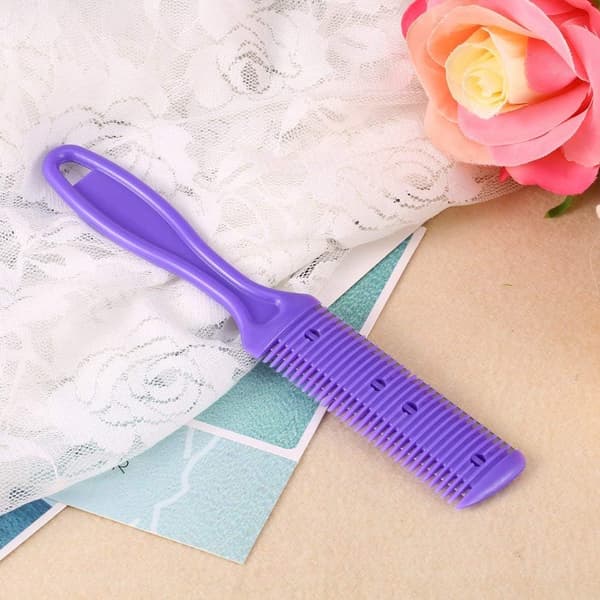 Hår Razor Kam, Hår Gaffel Cutter Børst, Professionel Hår