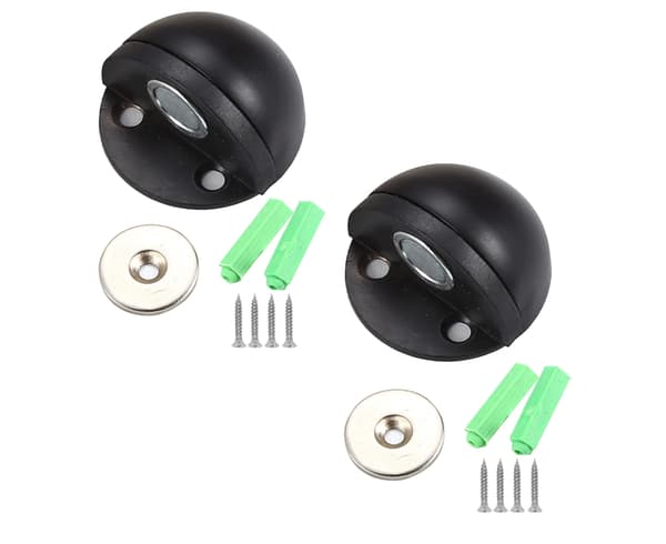 2 Pak Dørstop, Magnetisk Dørstopper, Moderne Gulvmontering