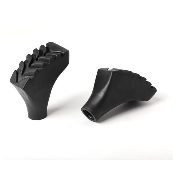 Erstatningstips for turstaver - 6 stk, svart, åpning 11 mm