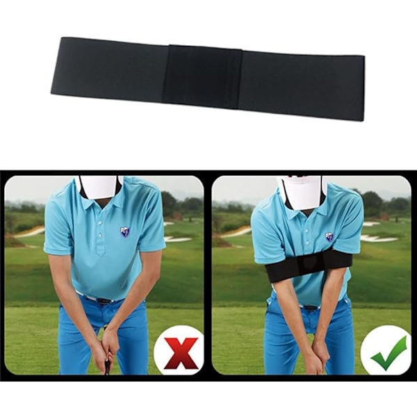 Golfträning Auxiliär Svingarm Bälte, 2 st Golf Svingställning