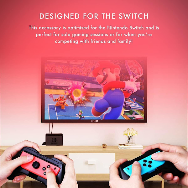 Numskull Rat og Komfort Controller Greb til Nintendo Switch Joy-Con, 2 Controller Greb