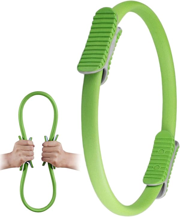 1 st Grön Pilatesring - Bärbar Kroppsring, för Kvinnor
