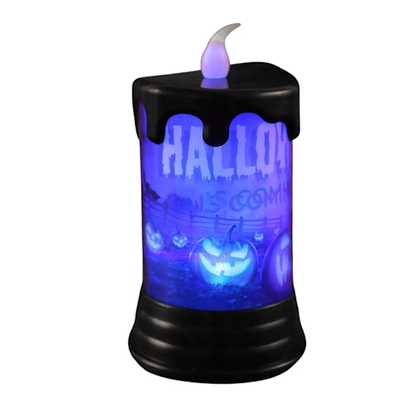 Halloween-gresskarlys - Halloween-lys uten flamme -