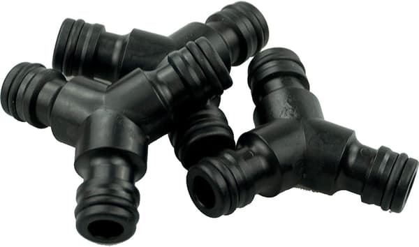 6 Plast Snap-On Slangdelare (3 Vägar) Y Han Slang