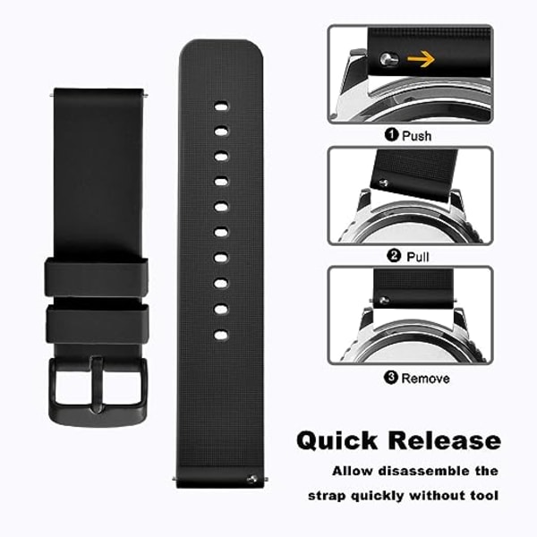 1 stk silikonrem for Huawei Watch 3/GT3
