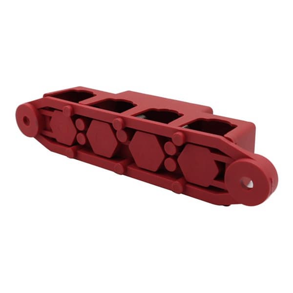 M8 Dc 48v 250a 4 Terminal Stud Busbar Strømbøsningsblok